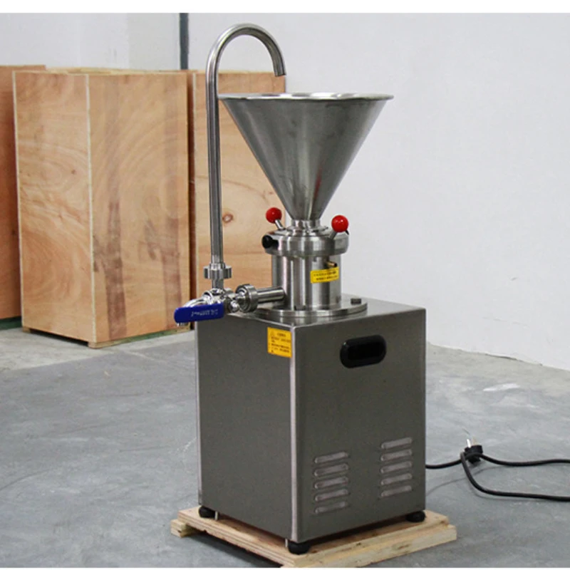 Colloidal Chocolate Bean Jam Crushing Grinder JMC60 Stainless Steel Peanut Mozzarella Grinder 220V/110V Vertical Refiner