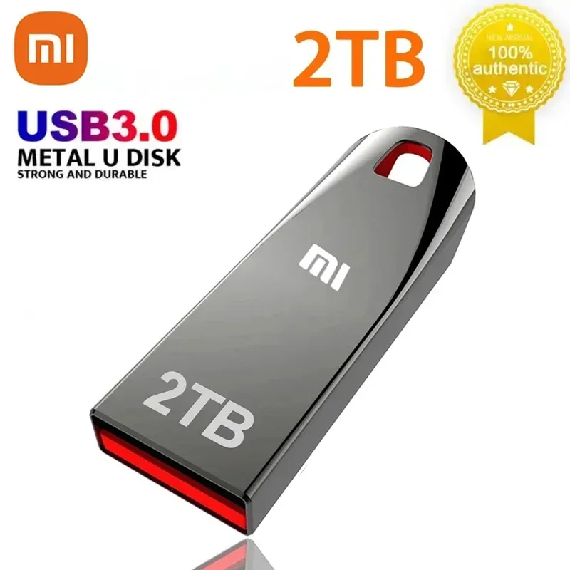 Xiaomi 2TB Metal USB Flash Drives USB 3.0 High Speed Mobile Phone Computer Mutual Transmission Portable Type-C U Disk Smart Home