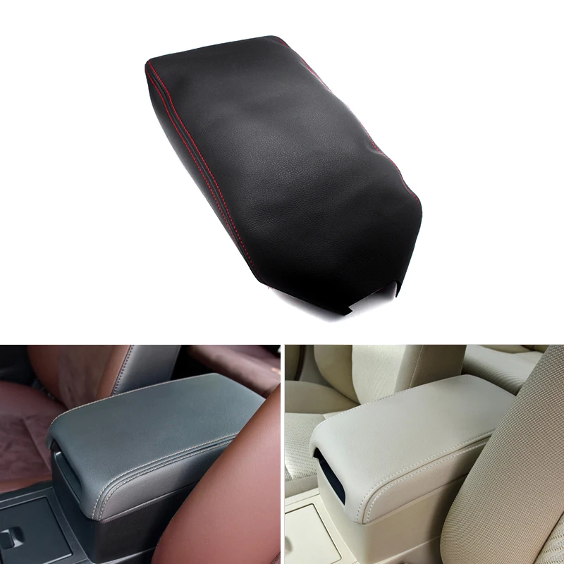 Microfiber Leather Car-styling Interior Center Armrest Box Cover Protective Trim For Toyota Camry 2012 2013 2014 2015 2016 2017