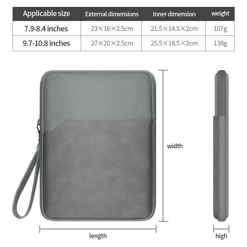 Zachte Tablet Liner Mouw Voor Xiaomi Poco Pad 12.1 2024 Redmi Pad Pro Se 11 Voor Xiaomi Pad6 6S Pro 12.4 11 Pad5 Pro 11