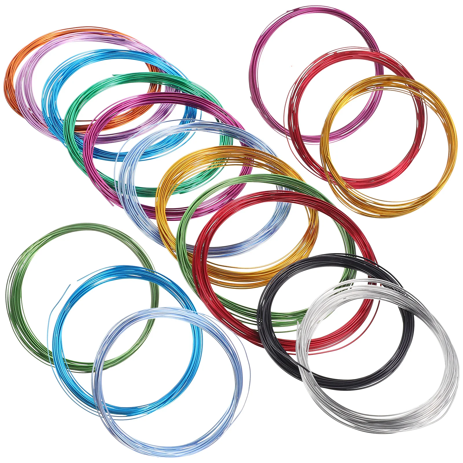

12pcs Diy Aluminum Wire Material Cuttable Multi-Function Sculpting Craft Accessory For Jewelry Making Bonsai Modeling Diy