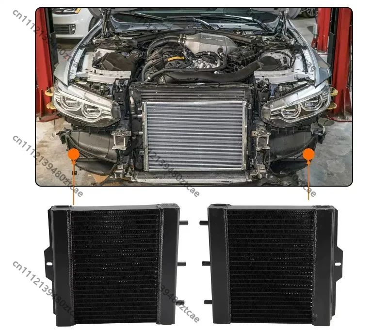 Left & Right Radiator Water Tank, Auto Engine Cooling Radiator Tank, Car Replacement Cooling Accessory Parts