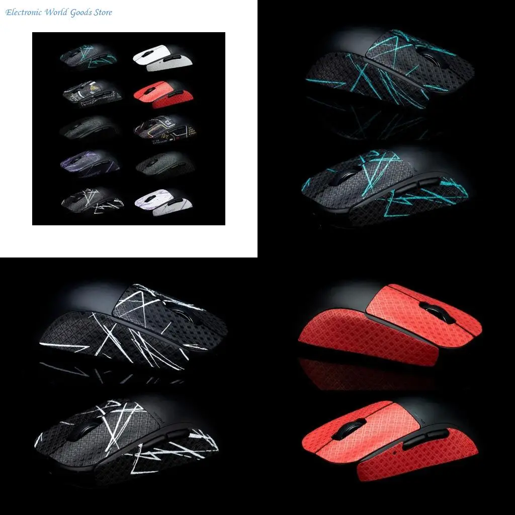 

A3PD 1 Set Non Slip Mouse Skin Suck Sweat Grips Skates Pad for Pulsar-X2 Wireless Gaming Mouse (Without Mouse)