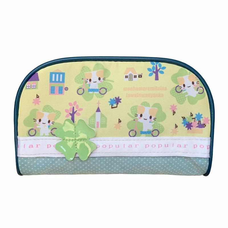 Masyumaro Fluffy Fuwa Nyanko Cat Pencil Case Pouch Pen Bag Anime Kawaii Cute School Pencil Cases for Girls Kids