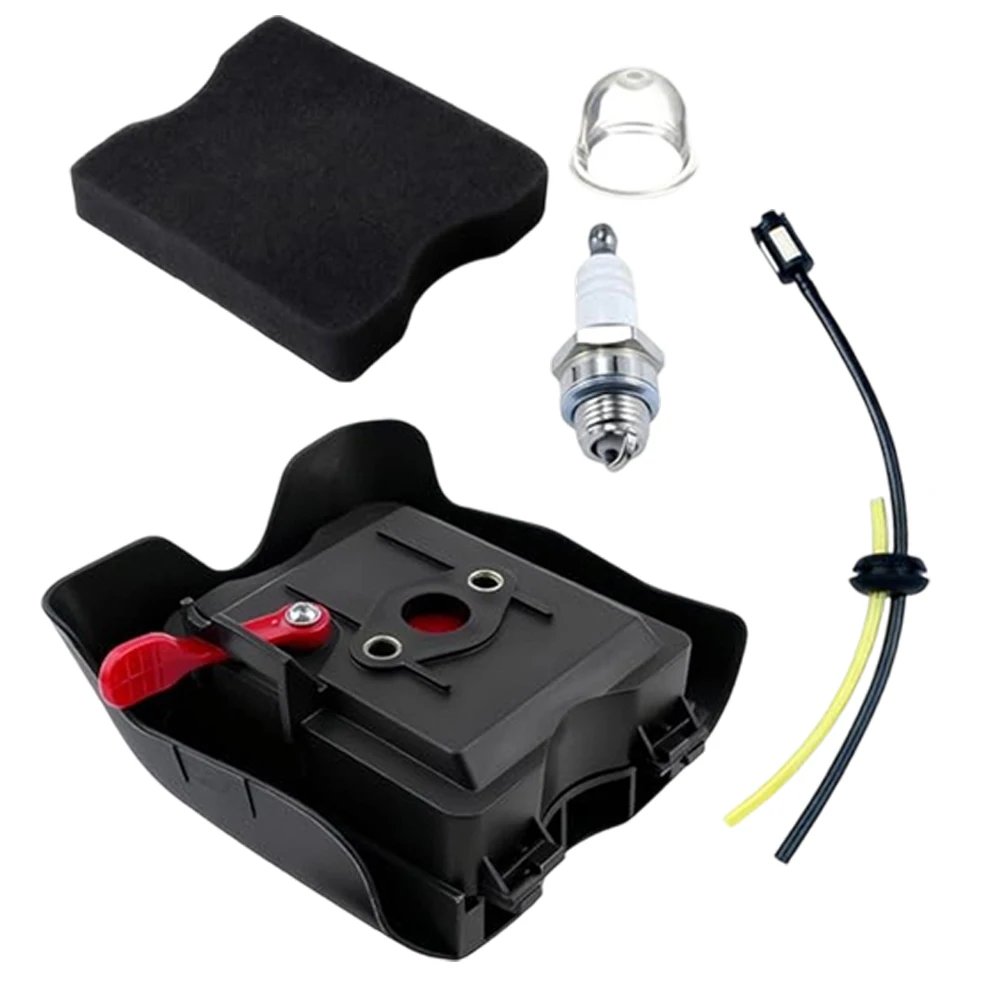 Air Filter Kit for CG430 BC430 CG520 BC520 43CC 49CC 52CC 40F-5 44F-5 For Brush Cutters ABS High Temp Resistant