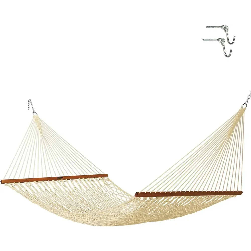 Hammock with Free Extension Chains & Tree Hooks, Accommodates 2 People, 450 LB Weight Capacity, Hammocks