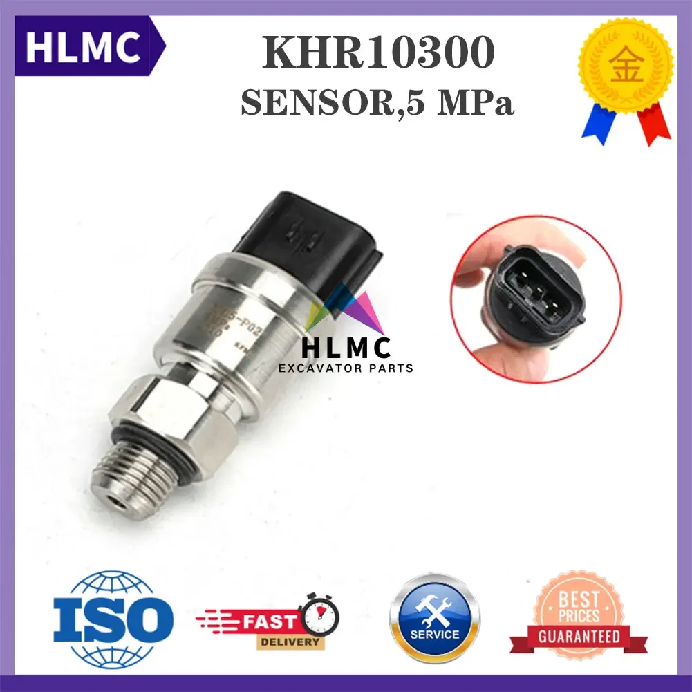 SH CX Low Pressure Sensor KHR10300 5MPA KHR10301 KHR2694 SH200 SH350 SH460 SH480 SH700A5 A6 CX210D CX350D CX500D CX750D KM15-P02