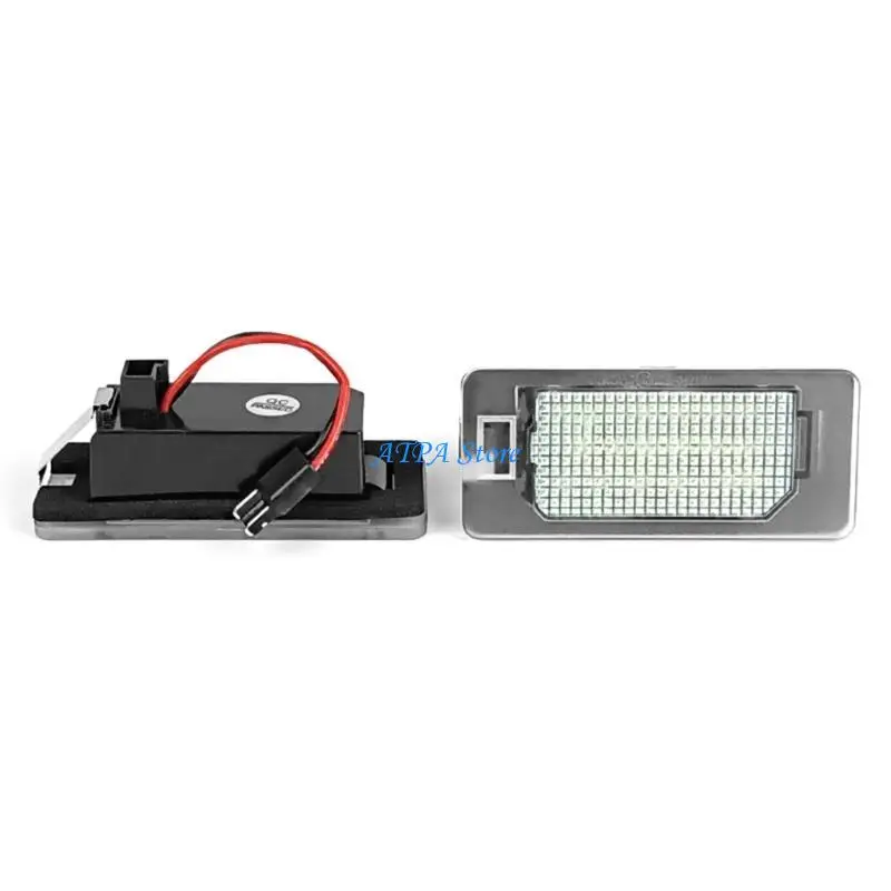 

U13C Automotive Accessories Rear LED License Number Plate Light Replacement Rear License Plate Lamp for 500X 14-19