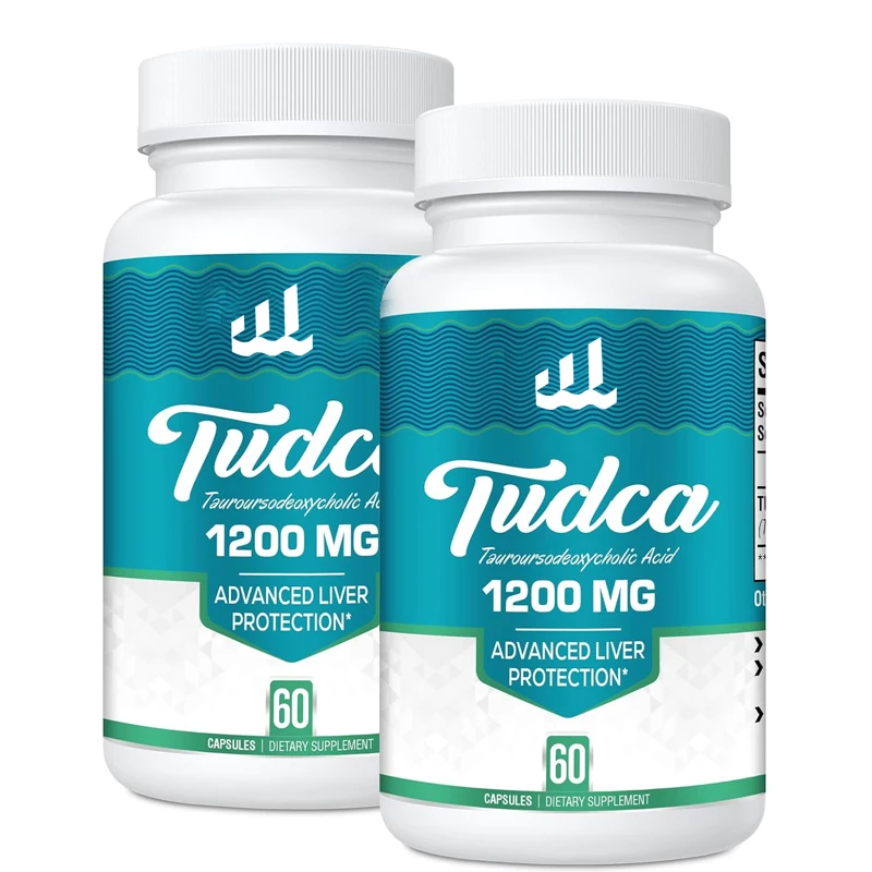 TUDCA Supplement 1200mg -60 Vegetarian Capsules, Strong TUDCA Bile Salt Supplement, Used for Liver and Digestion