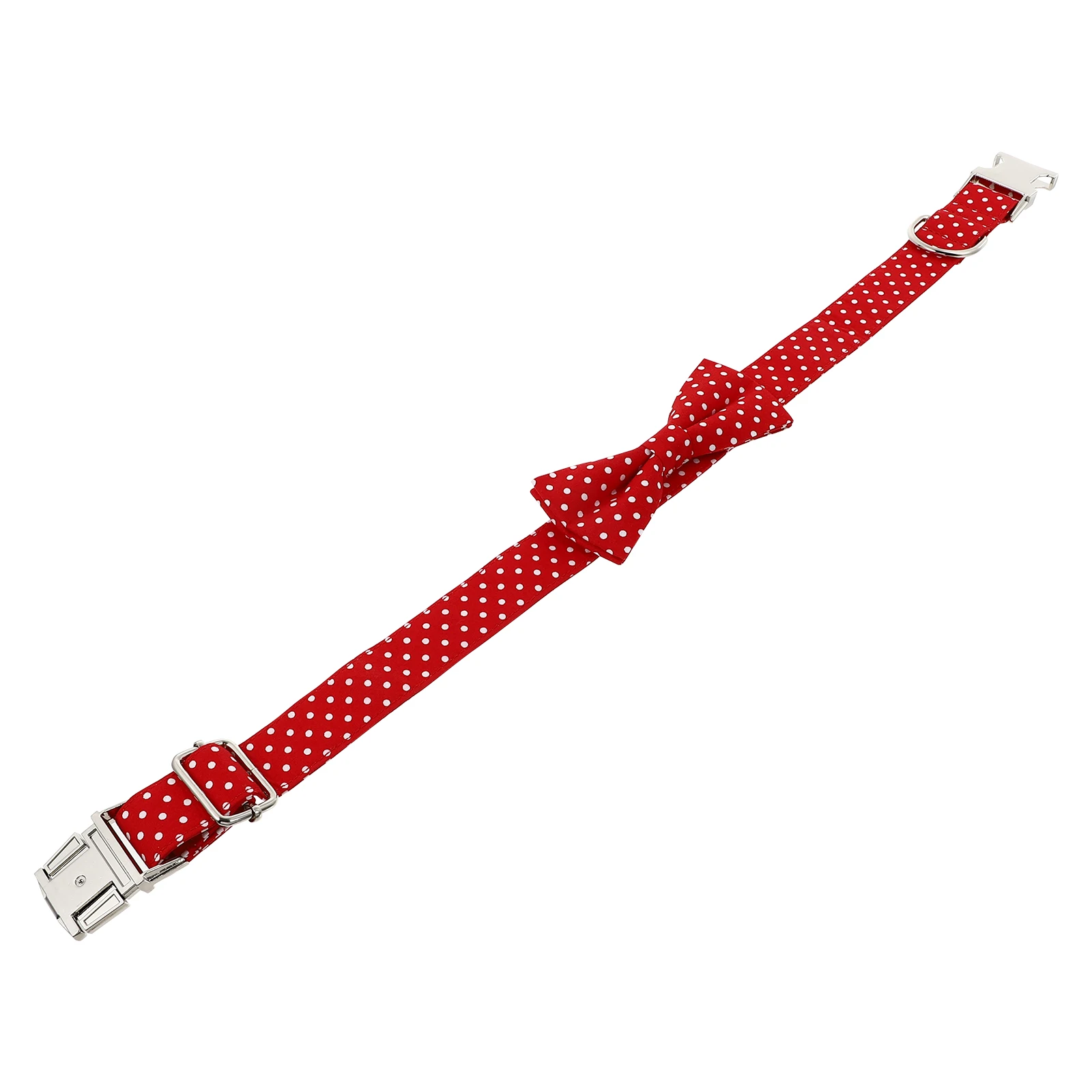 

1Pc Comfortable Cotton Dog Collar Adjustable Bow Tie Lightweight Pet Necklace For Special Occasions