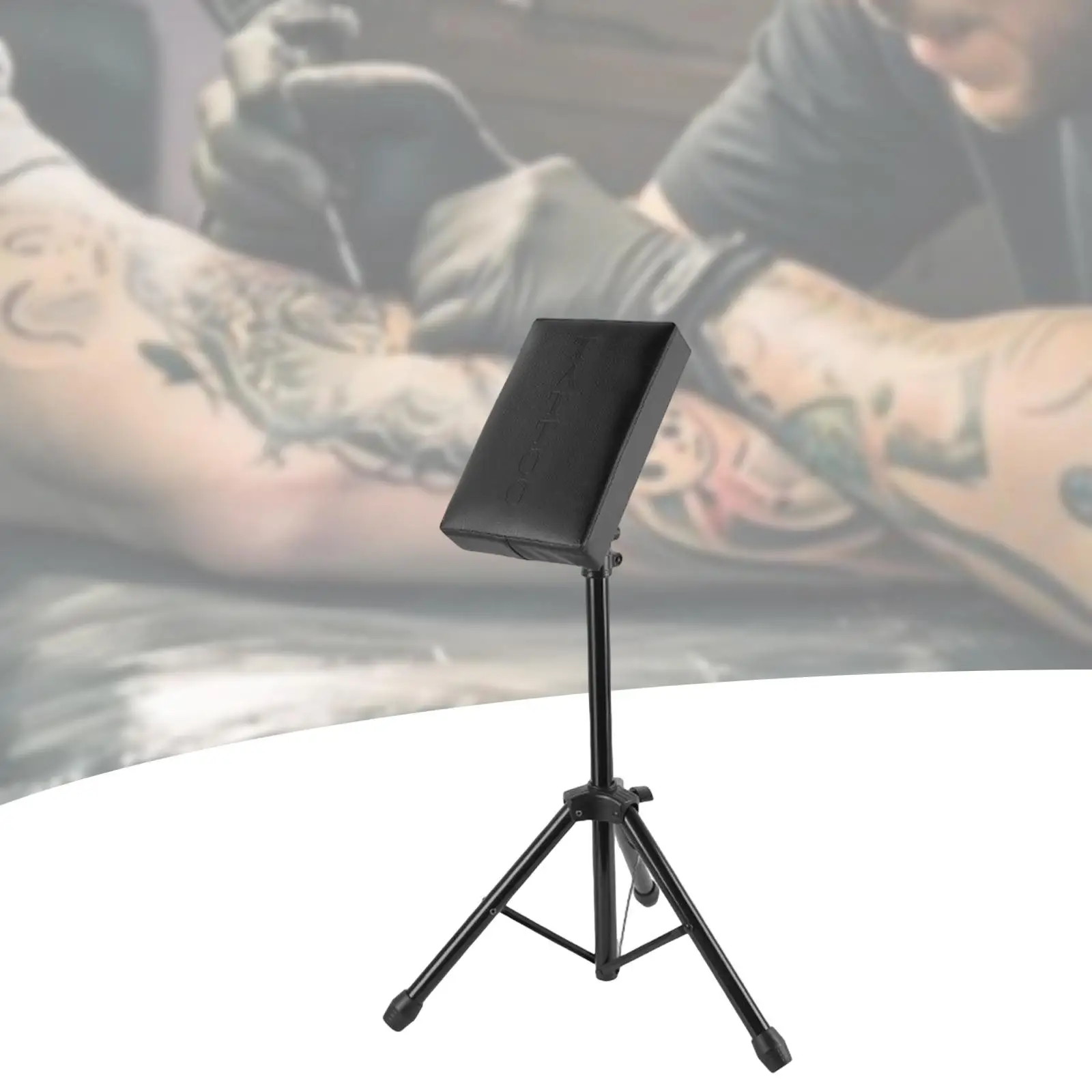 

Tattoo Arm Rest Stand Anti Slip Foot Stainless Steel Height Adjust Waterproof PU Panel Tattoo Arm Leg Rest Pad Tattoo Armrest