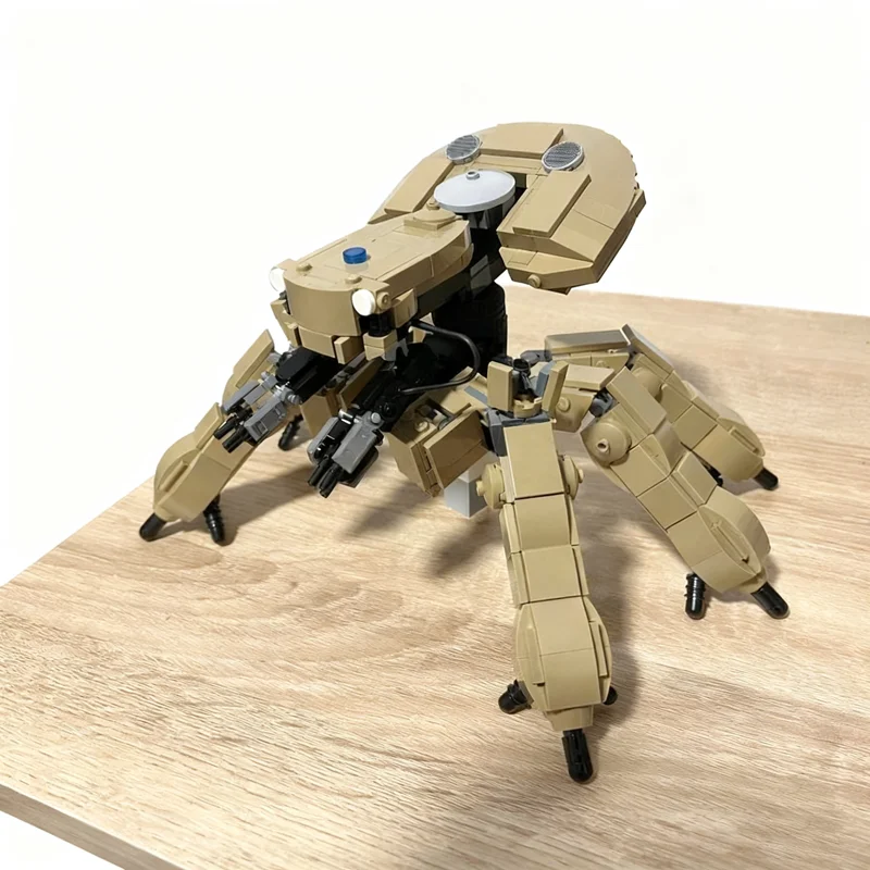 887pcs MOC Ghost The Shell Spider Tank Pictogrammen Model Bouwstenen Architectuur Speelgoed Kerstcadeaus DIY Creatief Onderwijs Idee