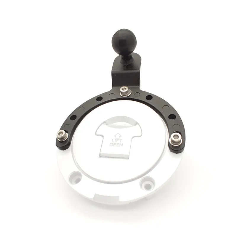 Gopro 스포츠 카메라 스마트폰용 1인치 볼 마운트에 대한 사진 오토바이 가스 탱크 베이스