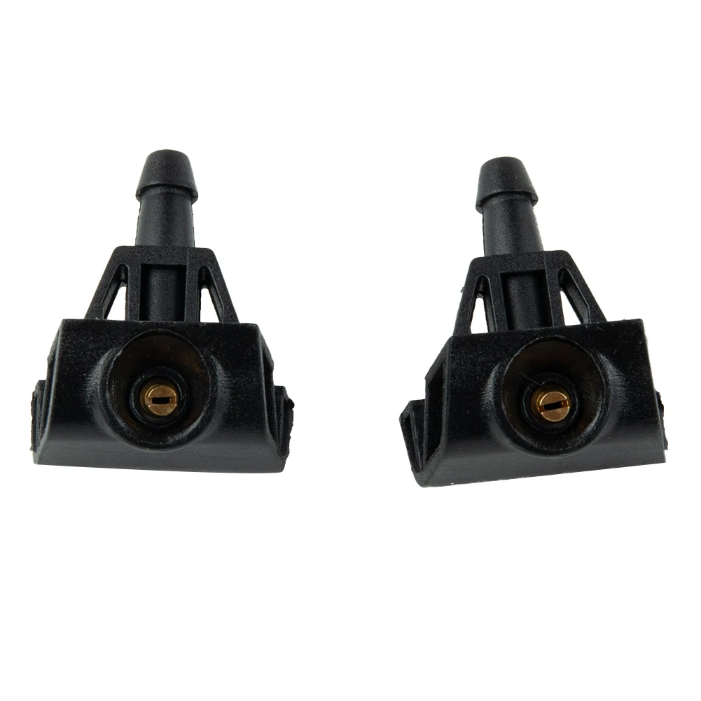 Windshield Washer Nozzles 2pcs/set Auto Accessories Black New Plastic Metal Car Windscreen Wiper For Nissan TIIDA