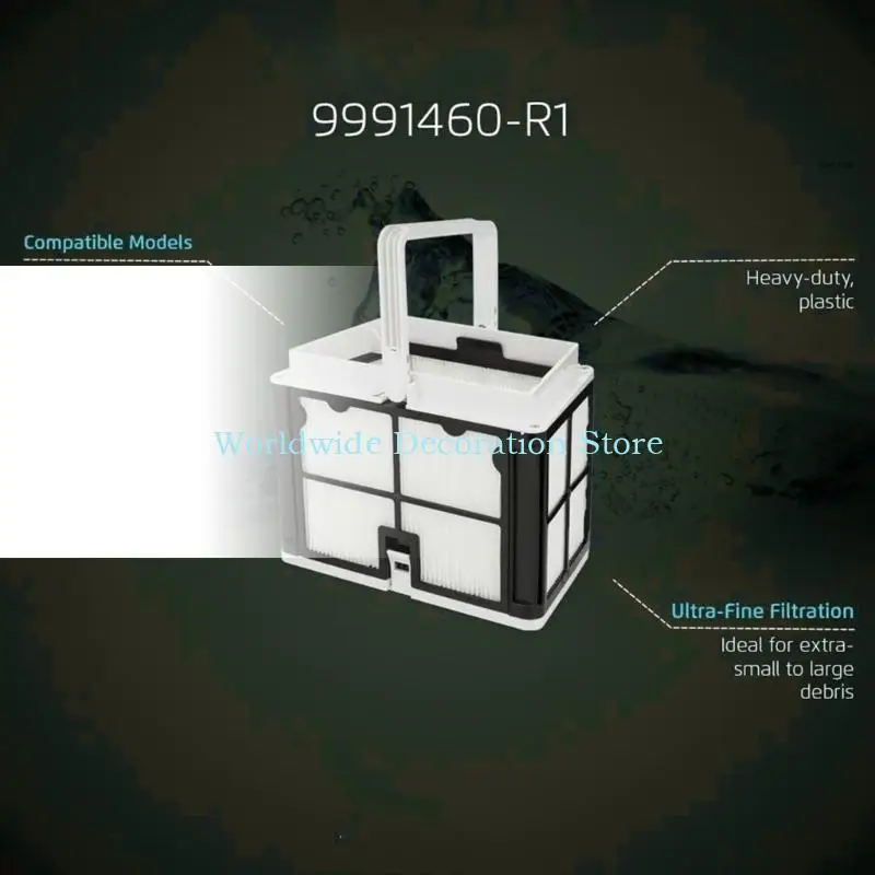 

Q39B Premium Pool Filter Basket High Capacity Debris Collection for Series Robotic Cleaner Model Replacement Kits