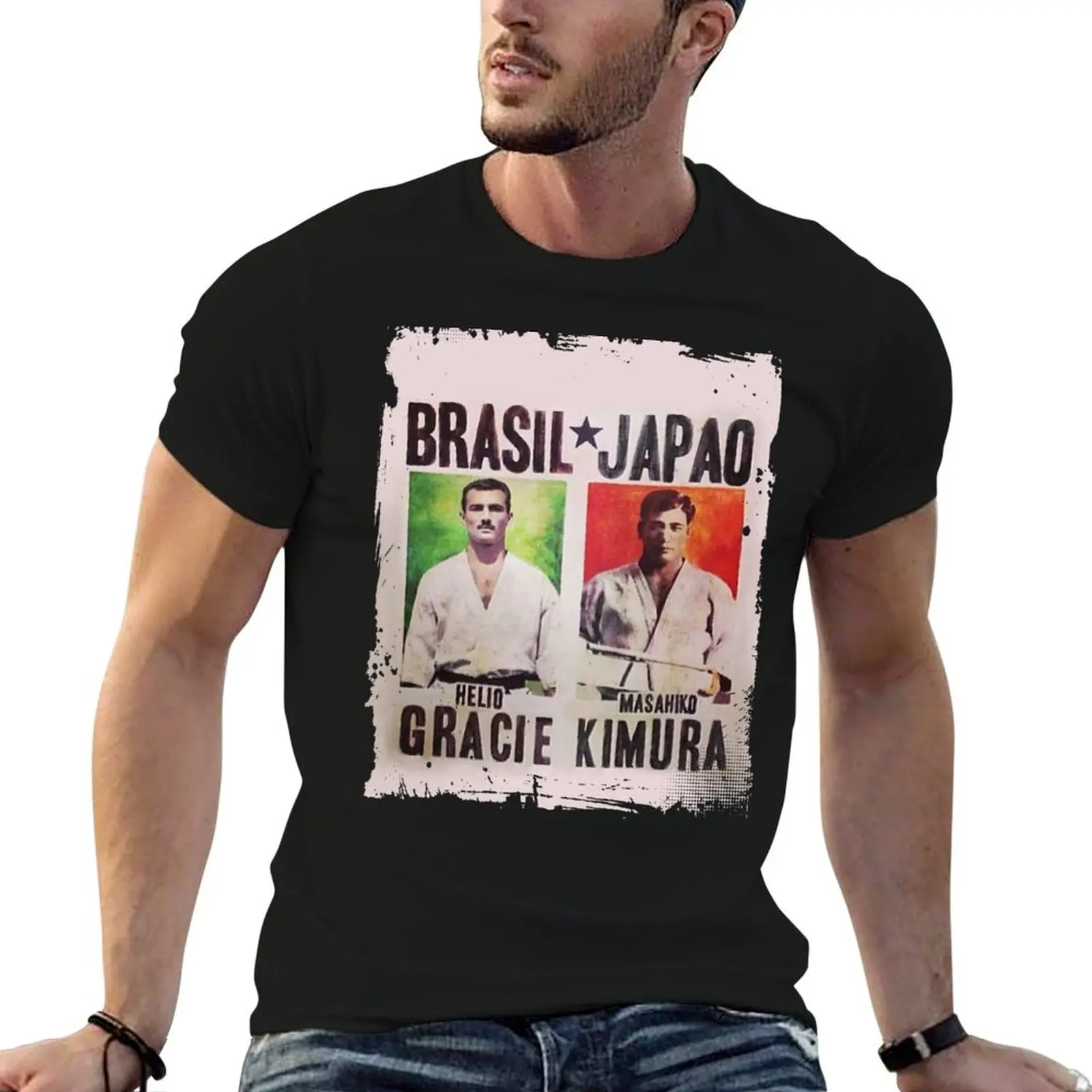 Grand Master Gracie vs Masahiko Kimura Fight Poster T-Shirt