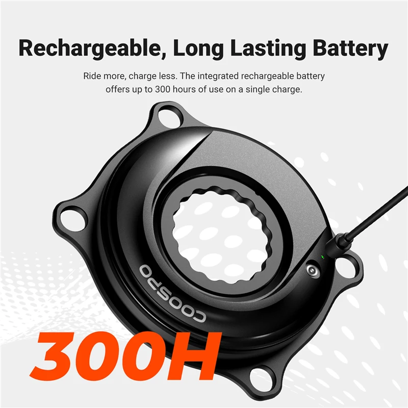 COOSPO S10 300Hours Battery Life Spider Bike Power Meter Easton 110 BCD 4-bolt High-Precision for Road Bicycle Lightweight