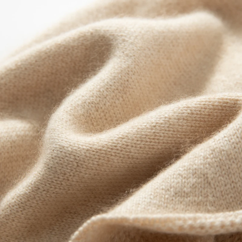 MERRILAMB Neue Kaschmir Eimer Hüte Herbst Winter Hohe Qualität Mode Im Freien Einfarbig Warme Kaschmir Gestrickte Kappe für Frauen – Detail 5