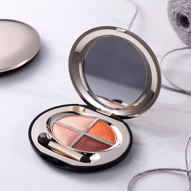 Desman DSM Four-color Eyeshadow Tray Foreign Trade Glitter Pearl Glitter Waterproof Nude Makeup New Hand Eyeshadow