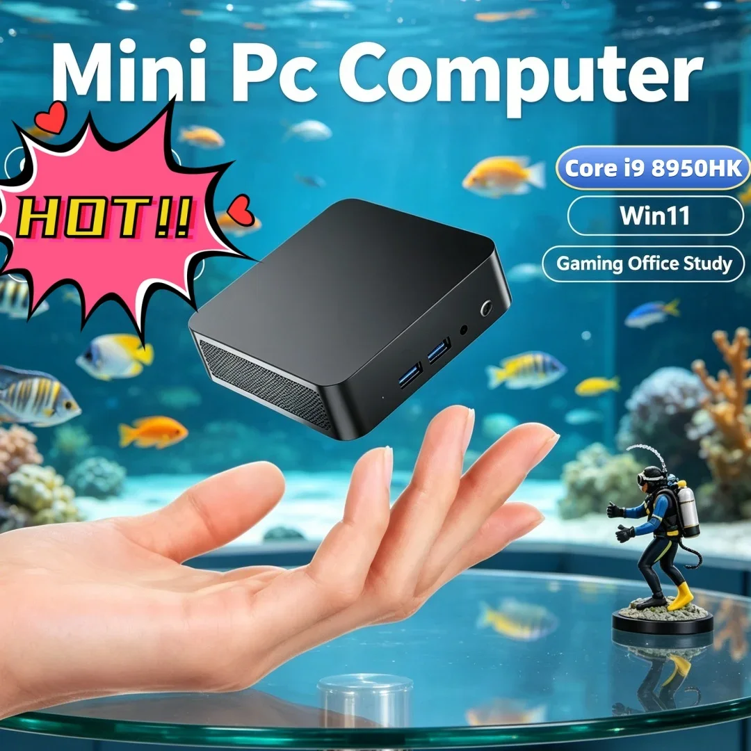 Pc Gaming I9 - Core I9 8950HK Top-grade Mini PC