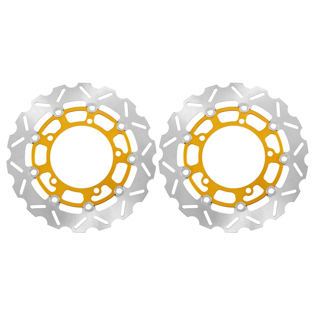 

STLFMotorcycle Front Brake Rotors Discs for SUZUKIs SV650S ABS 2007-2009 SV650 2007-2015 SFV650 GLADIUS ABS 2009-2014 Aluminium