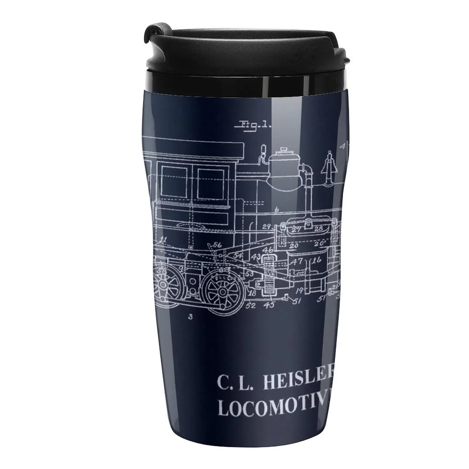 

Heisler Locomotive Patent Print- Railroad Decor,Train Decor,Steam Locomotive Patent,Steam Locomotive Blueprint Travel Coffee Mug