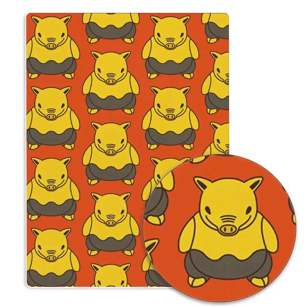 Pokemon 100 cotton Cartoon Fabric140*50cm Handmade Sewing Patchwork Quilting Baby Dress Home Sheet Printed Fabric Sewing