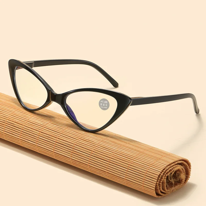 Fashion Cat Eye Reading Glasses Women Anti Blue Light Computer Presbyopic Eyeglasses Retro Classic Hyperopia Glasses Diopter image 2