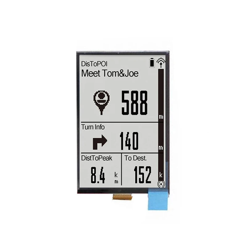 CG Silicon Display Screen 3.2 Inch Diagonal SPI Serial Port LS032B7DD02 Monochrome Handheld Device Electronic Tag