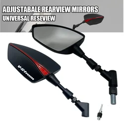 For Suzuki VStrom DL650 V-Strom DL1000 V Strom DL 650 1000 XT 10mm Motorcycle Adjustabale Rearview Rear View Mirrors Side Mirror