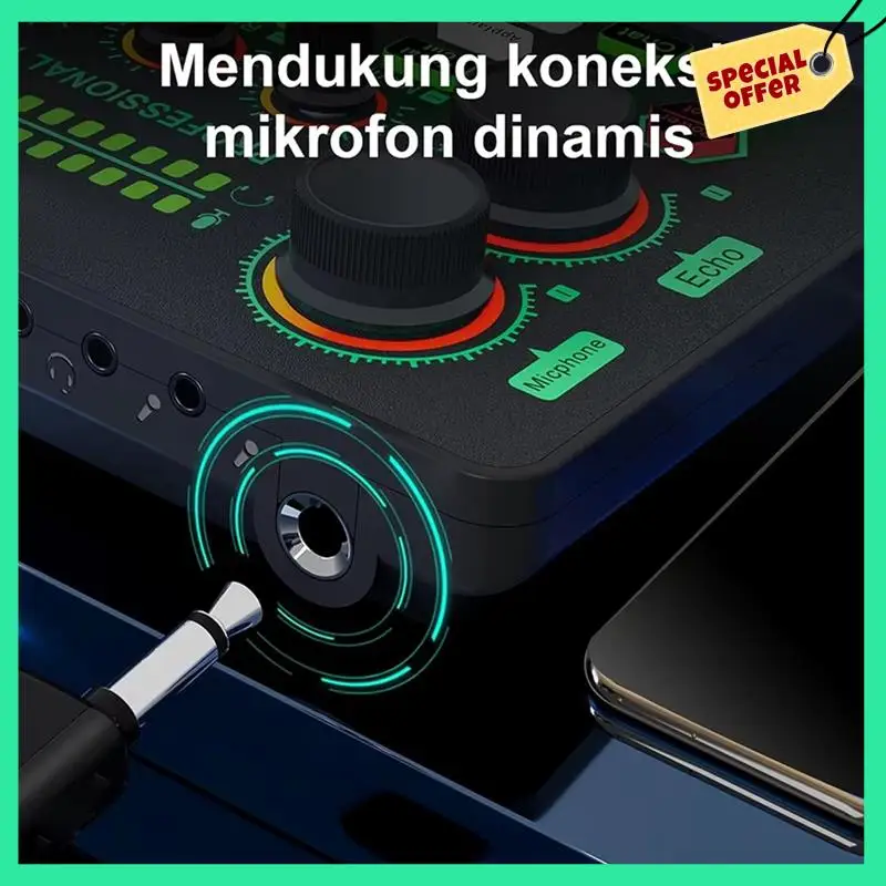 

-A14E New V8S PRO Changing Sound Card Live Cards Computer PC Mixing Console Professional Studio Recording Kit Podcast Voice