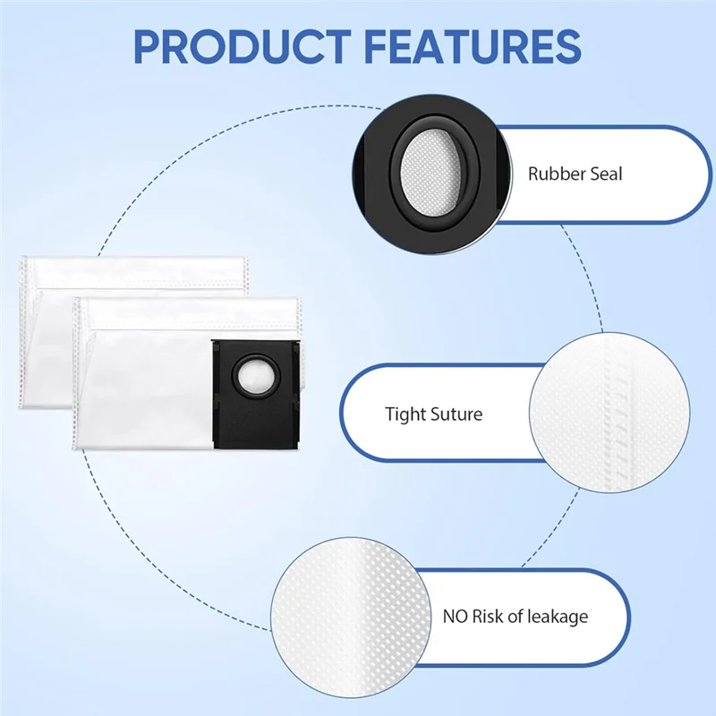 Eureka J15 Pro 울트라 로봇 진공 청소기 부품 용 A88X 진공 청소기 먼지 교체 가방