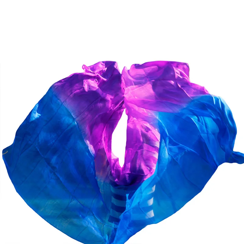 

Women Belly Dance 100% Veils Newest Pure Silk Belly Dance Veils Belly Dance Scarf Silk Veils Practice Stage Performance