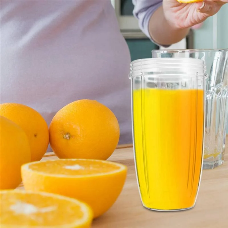 

ABNP 24Oz Electric Juicer Cup Mug for 900W 600W Replacement Juicer Home Restaurant Bar Juicer Cup