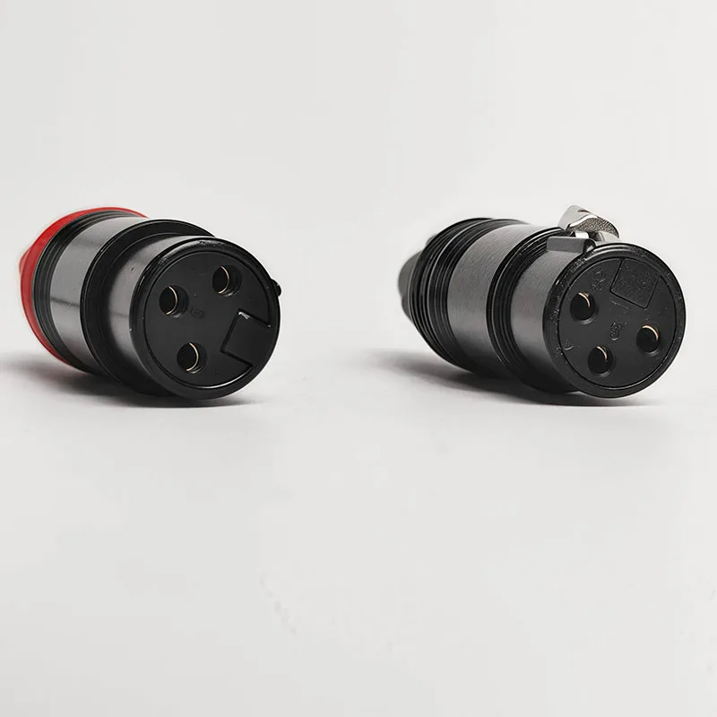 4/10/20pcs XLR Connectors Audio Plug Microphone Speaker Cable Adapter Male Female Welding Terminal Various Pins & Colours