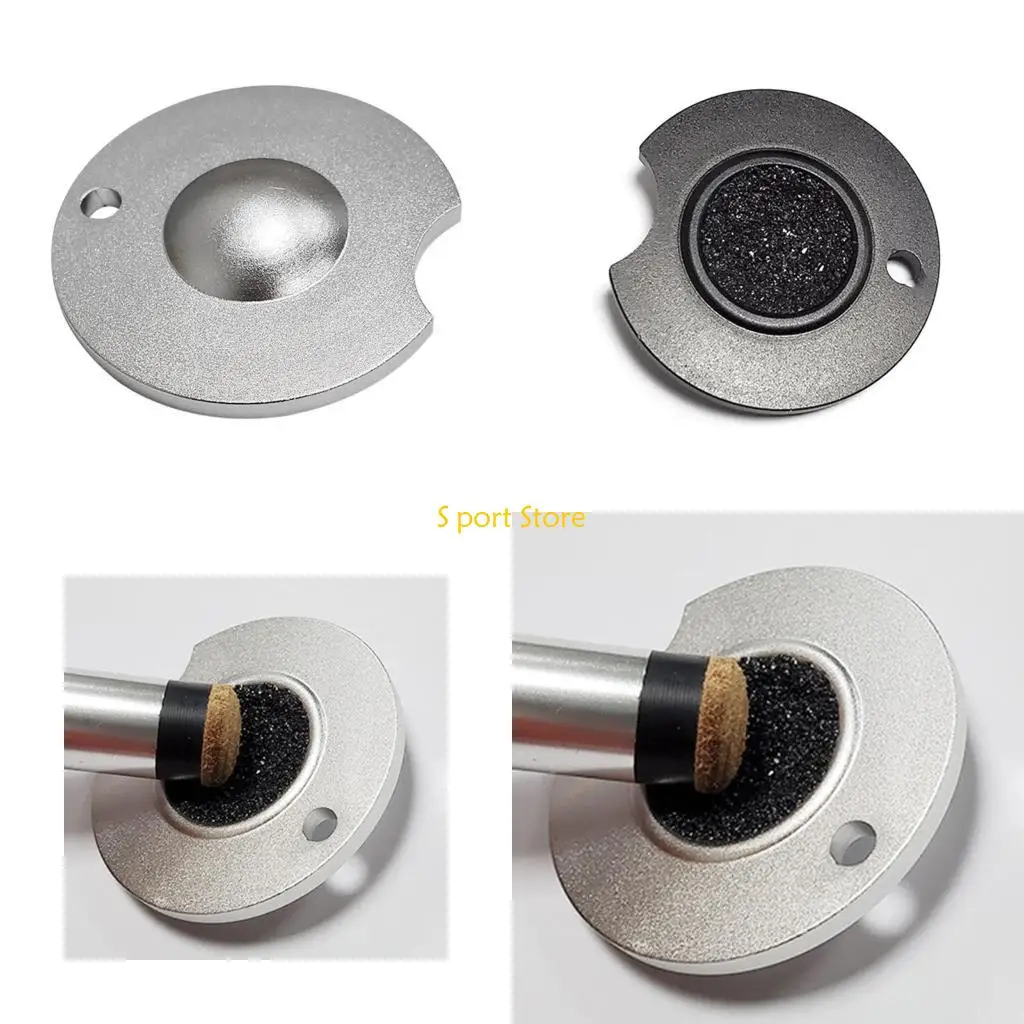 U2JB Aluminium Willard Pool Cue Tip Shaper untuk Aksesori Pengamplasan Biliar
