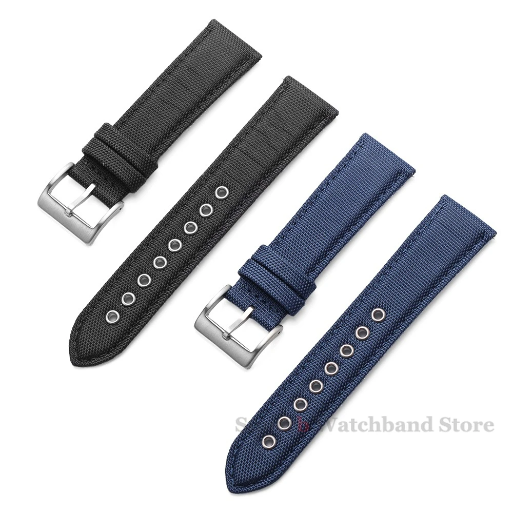 22 ミリメートル帆布時計ストラップナイロン革時計バンド Huawei 社腕時計 GT2/3 クイックリリースバンド防水スポーツベルト男性のための