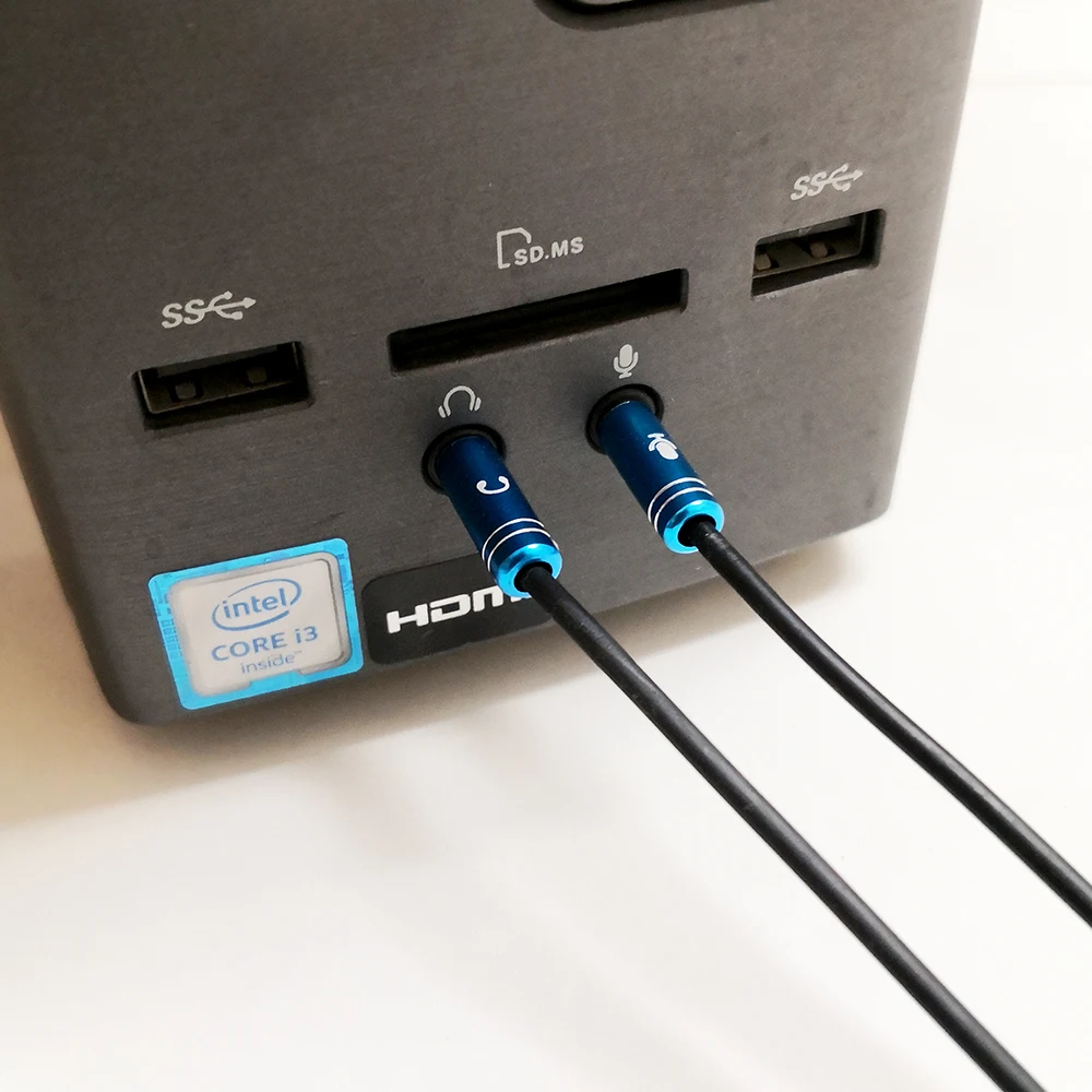 لينة TPE 3.5 مللي متر أنثى إلى 2 ذكر جاك الصوت Mic الفاصل كابل ل ميكروفون سماعة الرأس تحويل إلى جهاز كمبيوتر شخصي محول الصوت