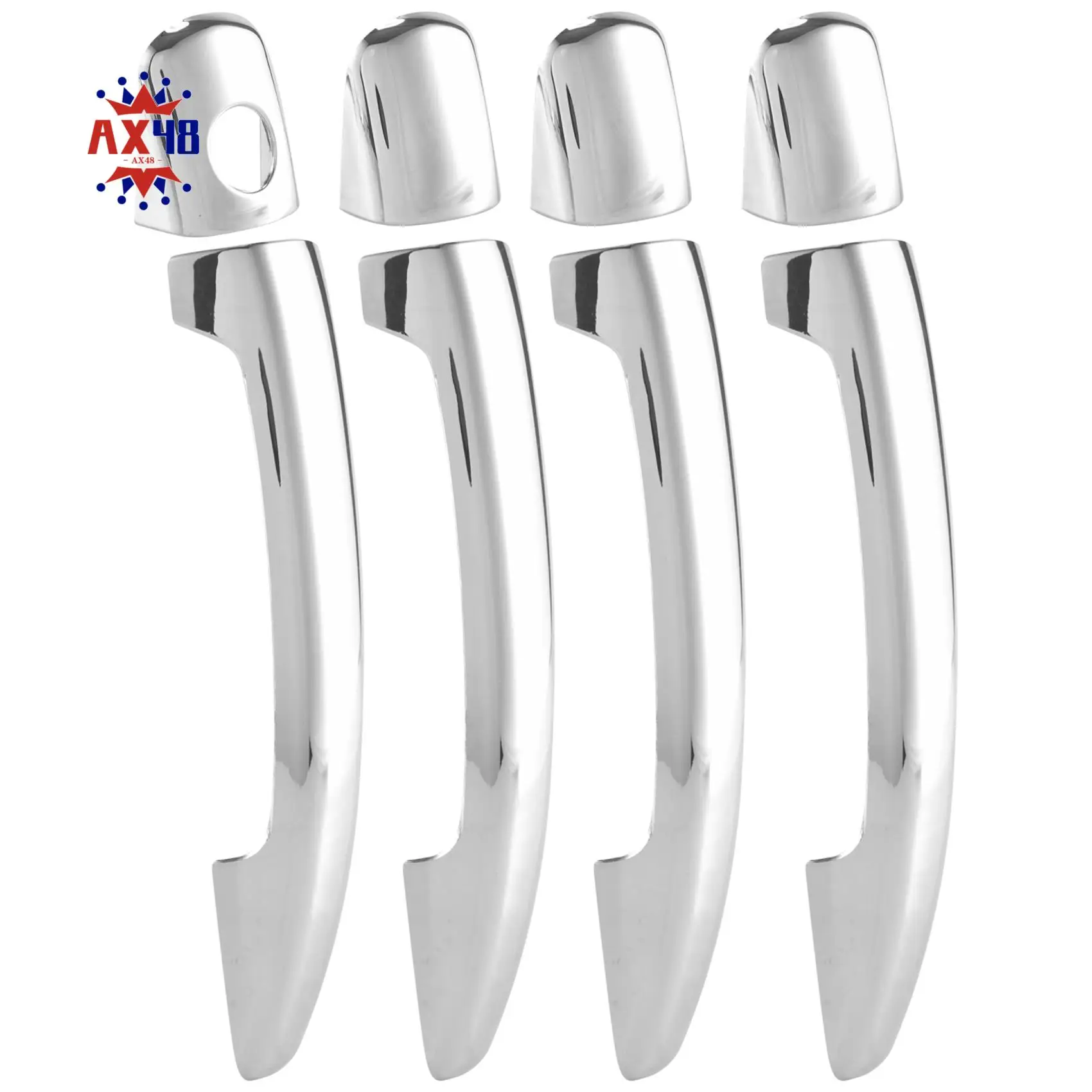 

AX48-For Citroen C4 C4 Picasso C6 207 308 407 Chrome Door Handle Cover Trim