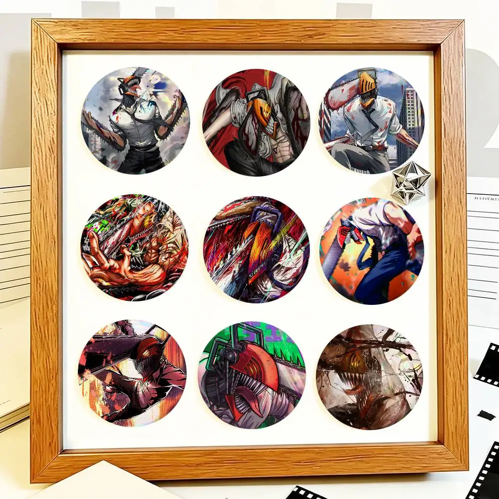 Anime Chainsaw Man Denji Round Badges Can Be Used To Decorate Clothes And Backpack Pins