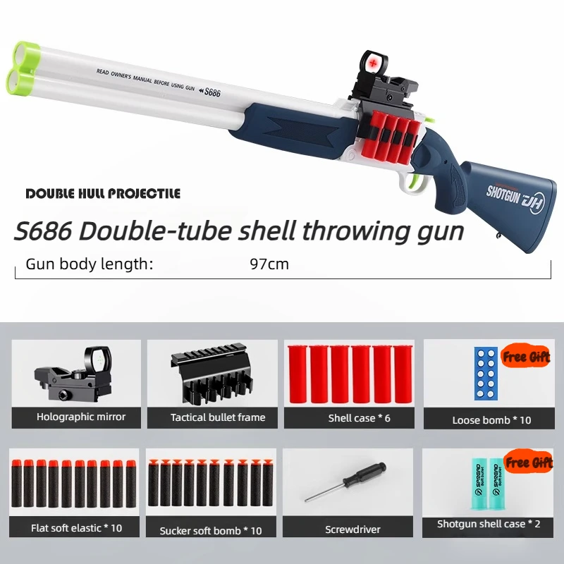 Eva Soft Bullet Giocattoli sicuri Fucile in plastica 14 anni Film Revolver Liquidazione Squadra all'aperto Famiglia Battaglia Pistole giocattolo Regali sportivi