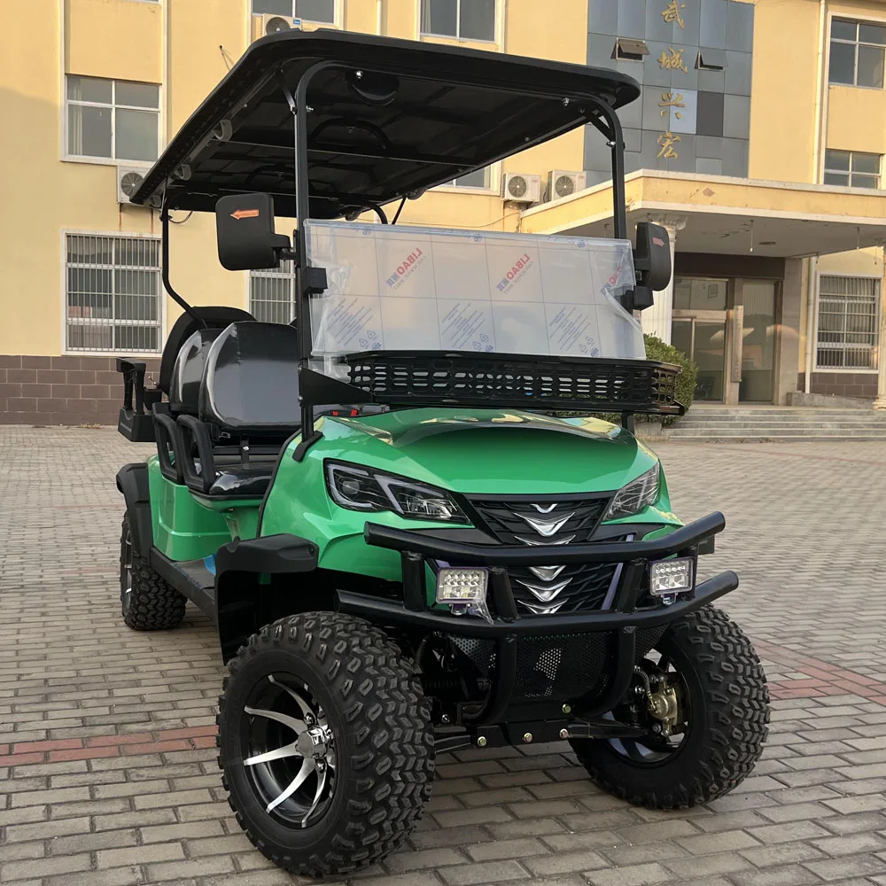 

2024 Best Price 48V Lithium Battery Off Road Electric Golf Cart 6 Seats Electric Golf Cart With Folding Windshield