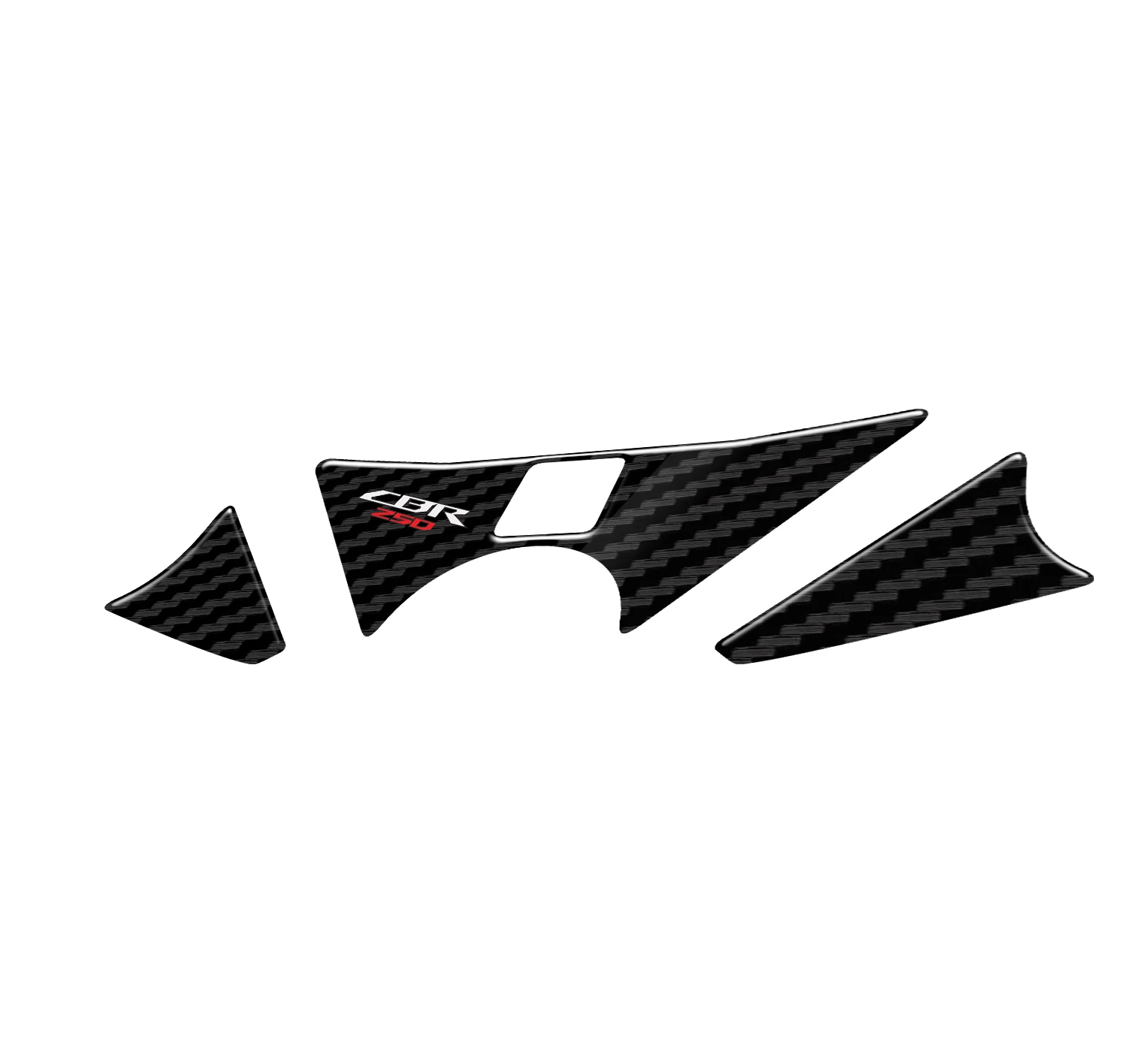 3D Motorcycle Carbon Fiber Pattern Top Triple Clamp Yoke Sticker Case for HONDA CBR250RR CBR250 RR 2010-2016 2011 2012 2013 2014