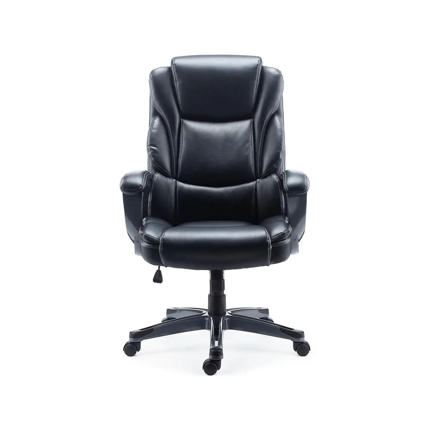 Manager Office Chair Bonded Leather Swivel Adjustable Height Task Chair with Wheels for Executive Office Desk, Customized