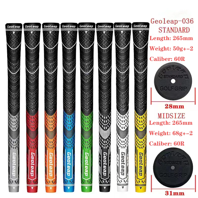 UnisEX Golf Club Grips, Standard, Medium Cotton, Non-slip, Shock-proof, Golf Iron, Fairway Wood Grips