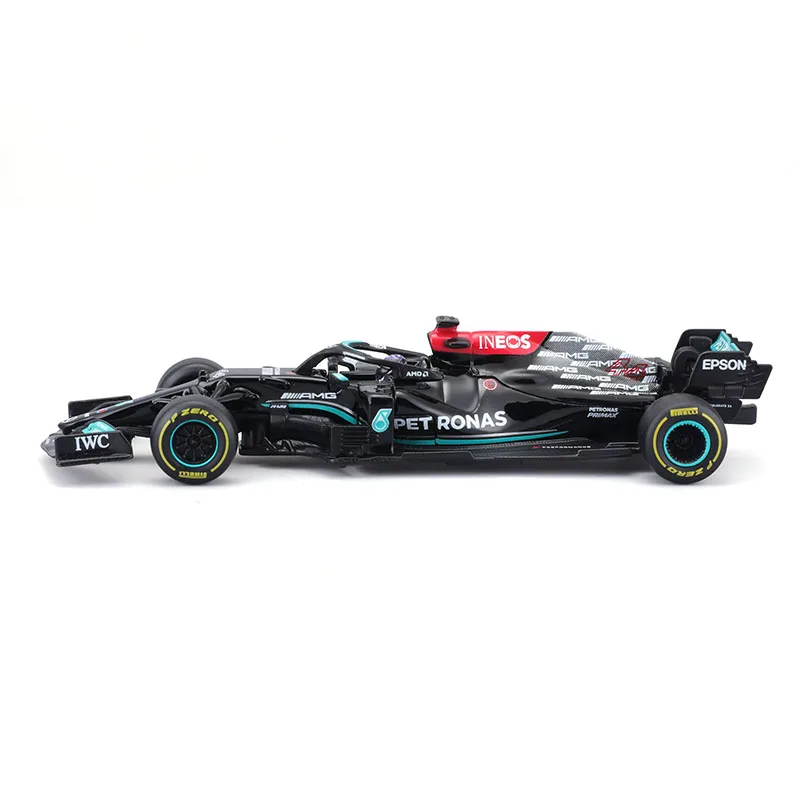 Bburago 1:43 2021 Mercedes-Amg F1 W12 E Prestatie #44 #77 Legering Luxe Voertuig Diecast Auto \'S Model Speelgoedcollectie Cadeau