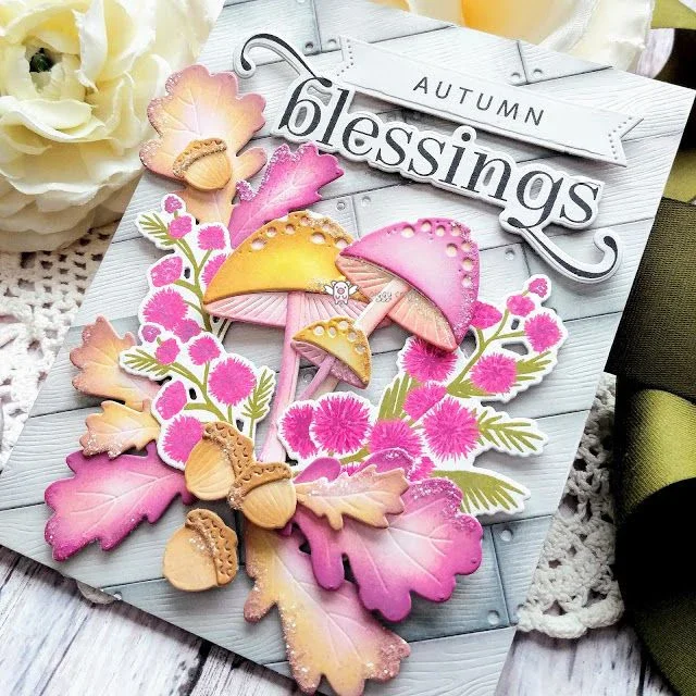 الفطر الديكور المعادن قطع يموت الإستنسل DIY بها بنفسك سكرابوكينغ ورقة/بطاقات الصور النقش يموت #4