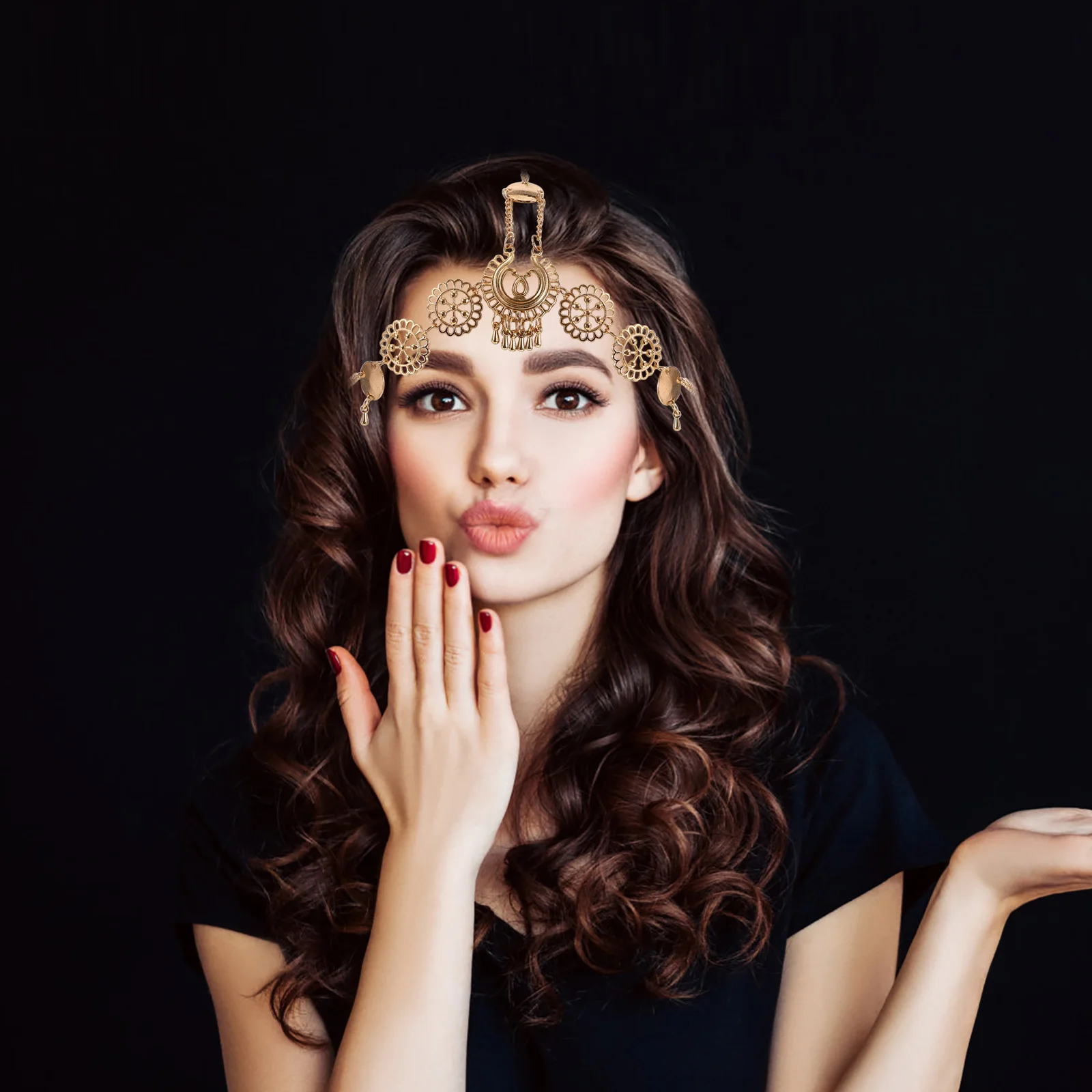 

Tassel Headband Chain Fashionable Women's Jewelry Lightweight Comfortable Material for Various Occasions