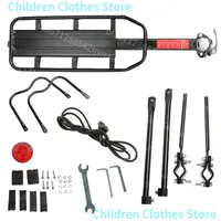 Mountain Bike Carrier with Reflective Plate Riding Equipment Quick Disassembly Aluminum Alloy Bicycle Rear Shelf Bicycle Parts