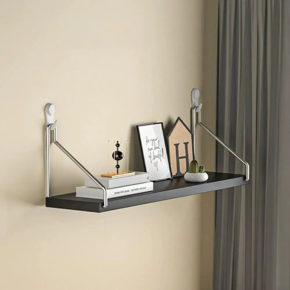 Floating Wall Shelves Versatile Bathroom Room Wall Storage Rack with Punch-free Installation Strong Load Bearing Capacity